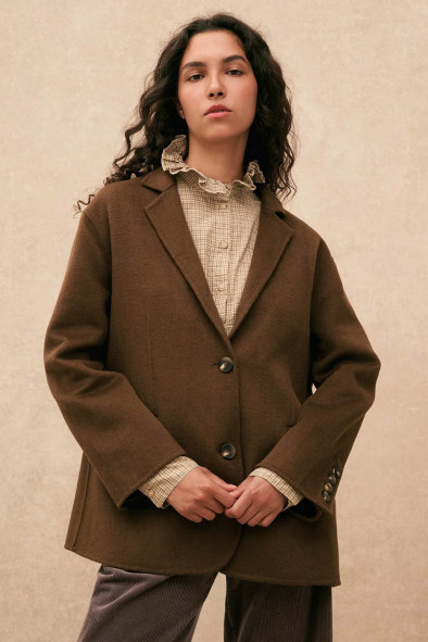 Veste Karaba wool nut