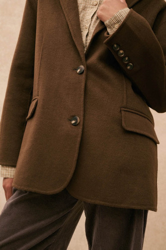 Veste Karaba wool nut