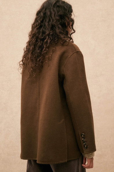 Veste Karaba wool nut