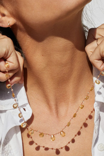 Collier 'Mill' Drops & Beads