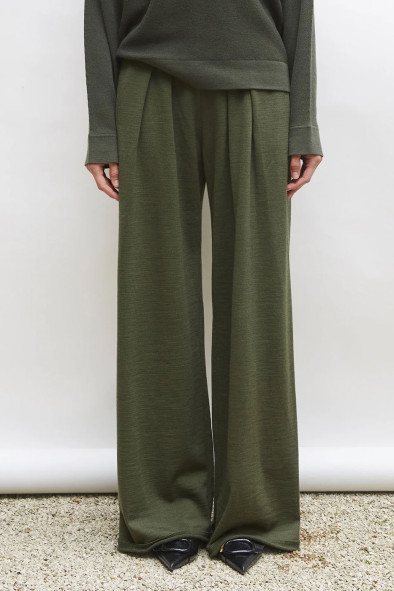 Pantalon fluide maille fine jersey