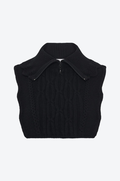 copy of Plastron maille col zippé