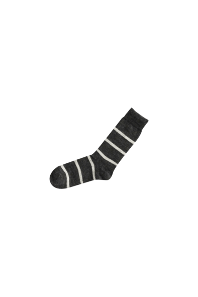 copy of Chaussettes à rayures en laine mohair beige