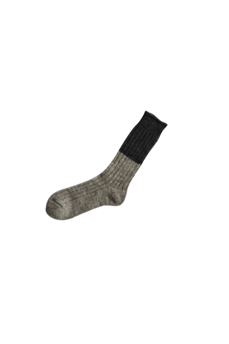 Chaussettes en laine et coton Slab gris