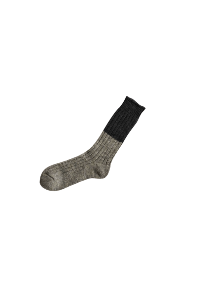 Chaussettes en laine et coton Slab gris