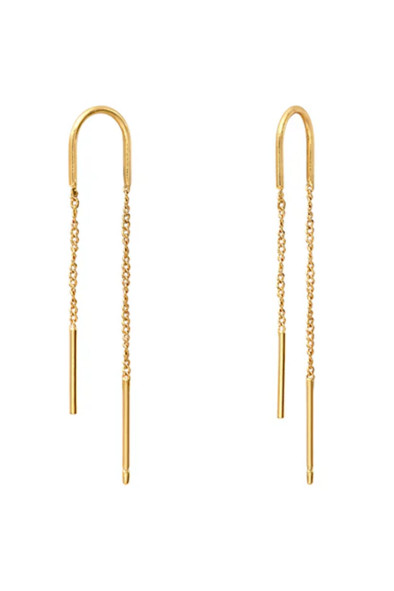 Boucles d'oreilles chaînes doubles