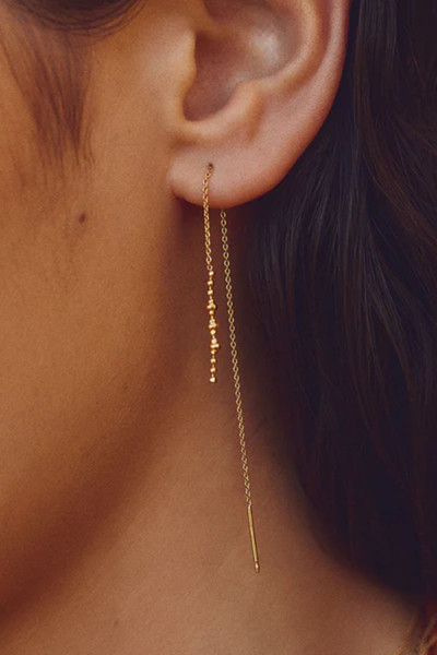 Boucles d'oreilles chaînes ajustable Océane 2