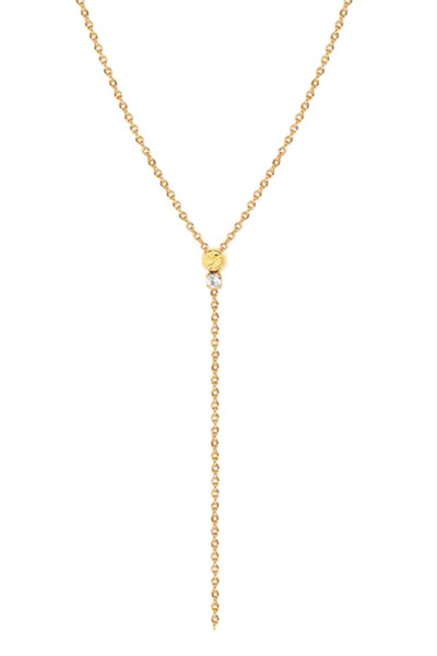 Collier long Zéphyr cristal