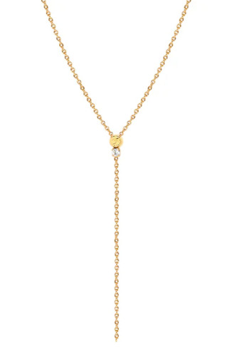 Collier long Zéphyr cristal