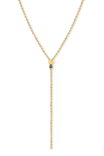 Collier long Zéphyr silver night