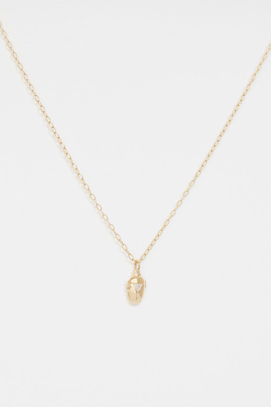 Collier scarabée en diamants trillion