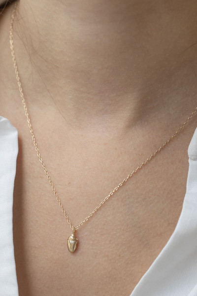 Collier scarabée en diamants trillion 2