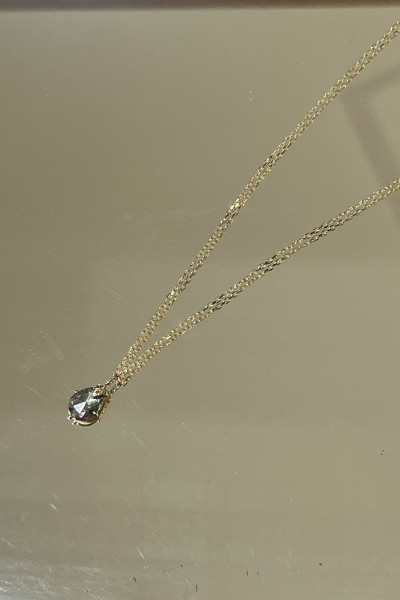 Collier en tourmaline rose et diamants