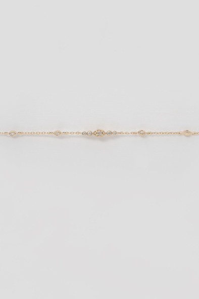 Bracelet à petits diamants œil