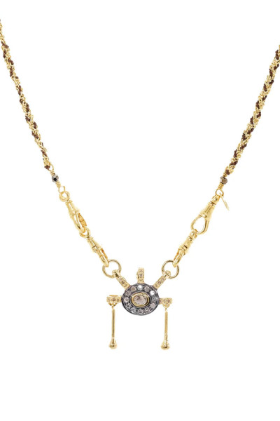 N° 990 COLLIER GOLD BROWN