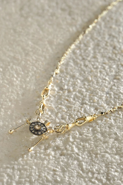 N° 990 COLLIER GOLD BROWN