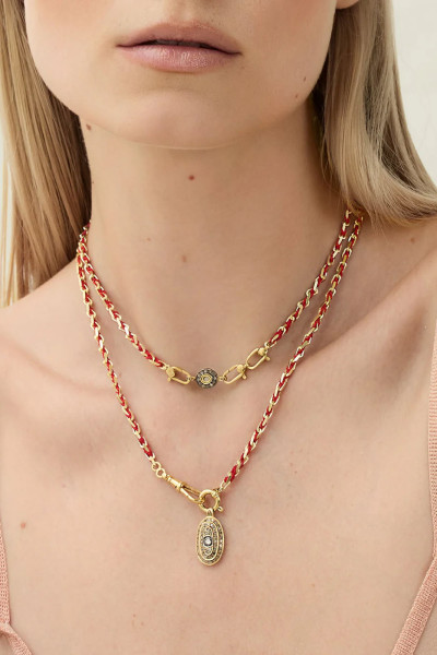 N° 952 COLLIER GOLD RED 2