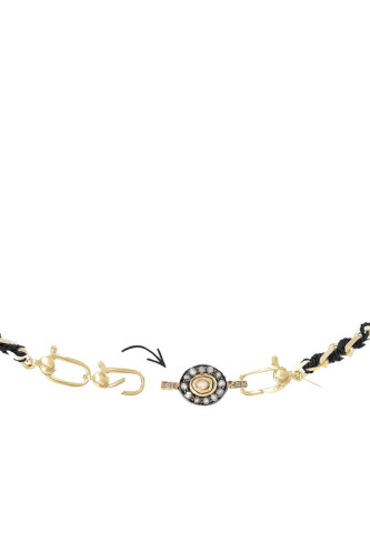 N° 952 collier gold black