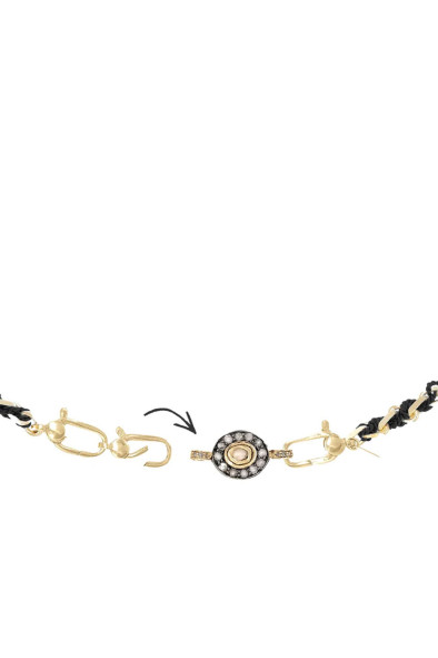 N° 952 collier gold black
