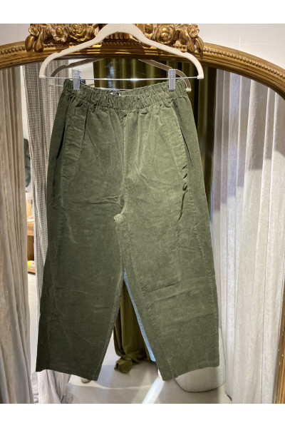 copy of Pantalon Magic velours fine côte prune