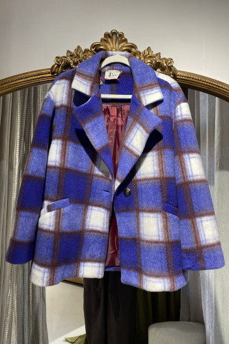 Veste Carreaux Structurée