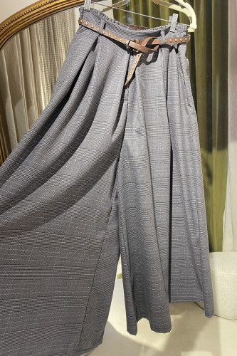 Pantalon Large Prince-de-Galles