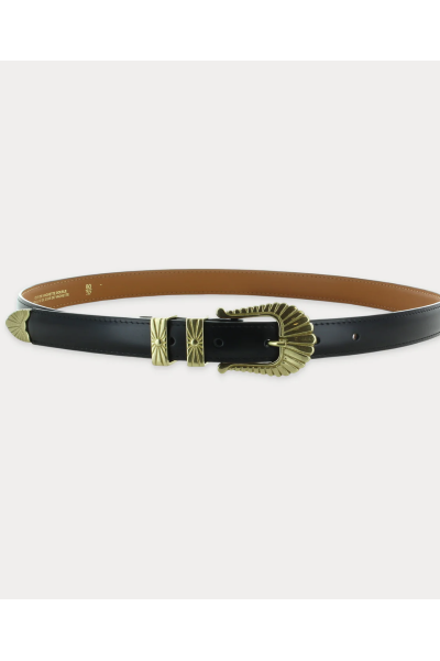 CEINTURE CUIR DOUBLE NOIR 2