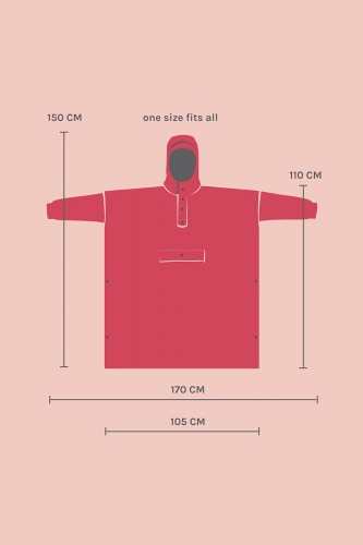 Poncho Rainkiss Pink Panther