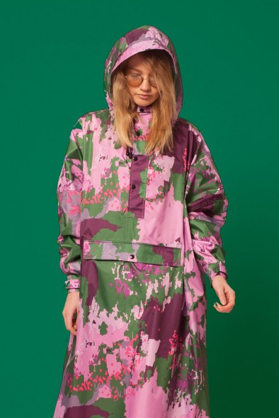 Poncho Rainkiss Digi Spring Camo