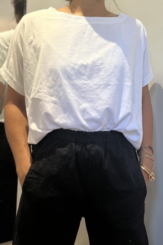 Tee shirt coton blanc
