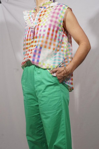 Pantalon happy menthe