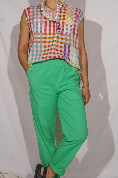 Pantalon happy menthe