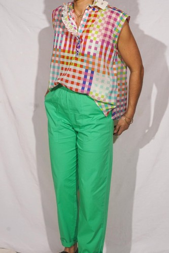 Pantalon happy menthe