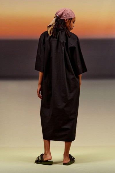 Robe Robbie Poplin noire 2