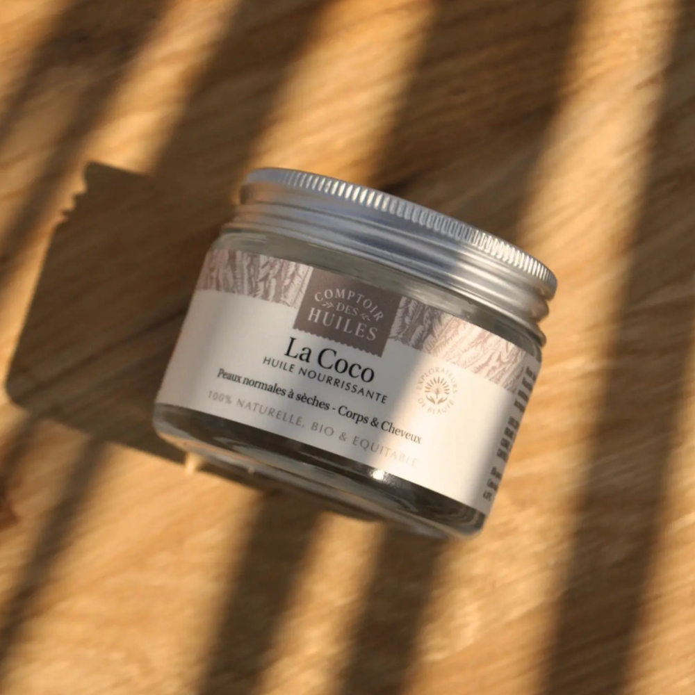 Huile de coco biologique - Soin du corps et des cheveux