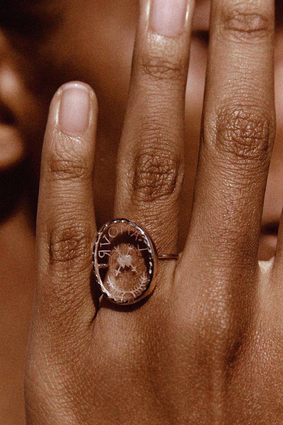 Bague l'amour cristal