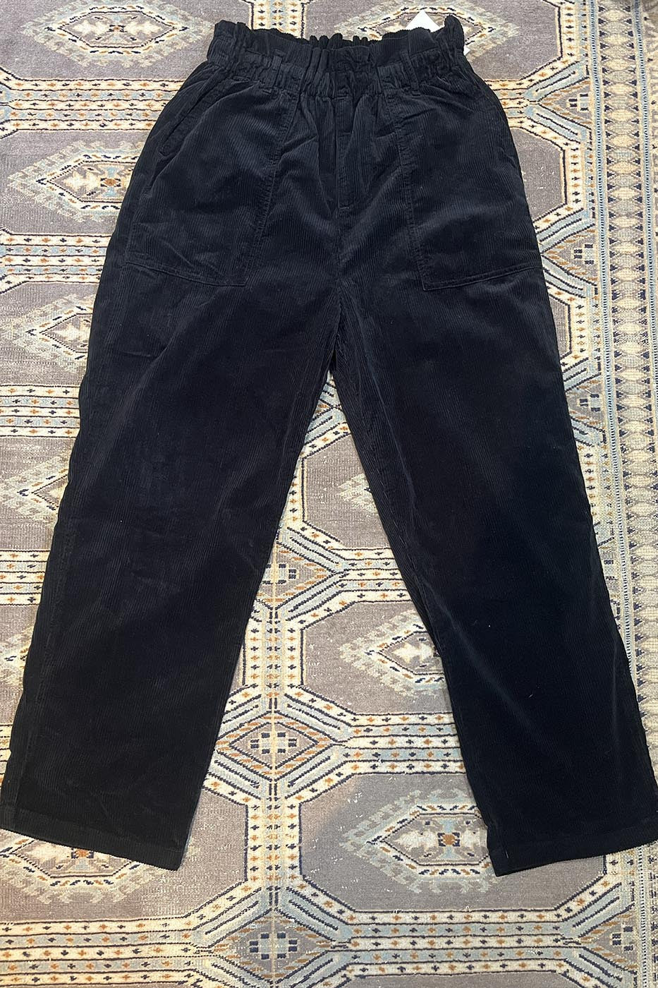 PANTALON YAEL VELOURS BLACK