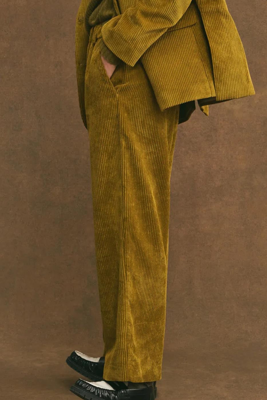 PANTALON PACIFIE VELOURS BRONZE