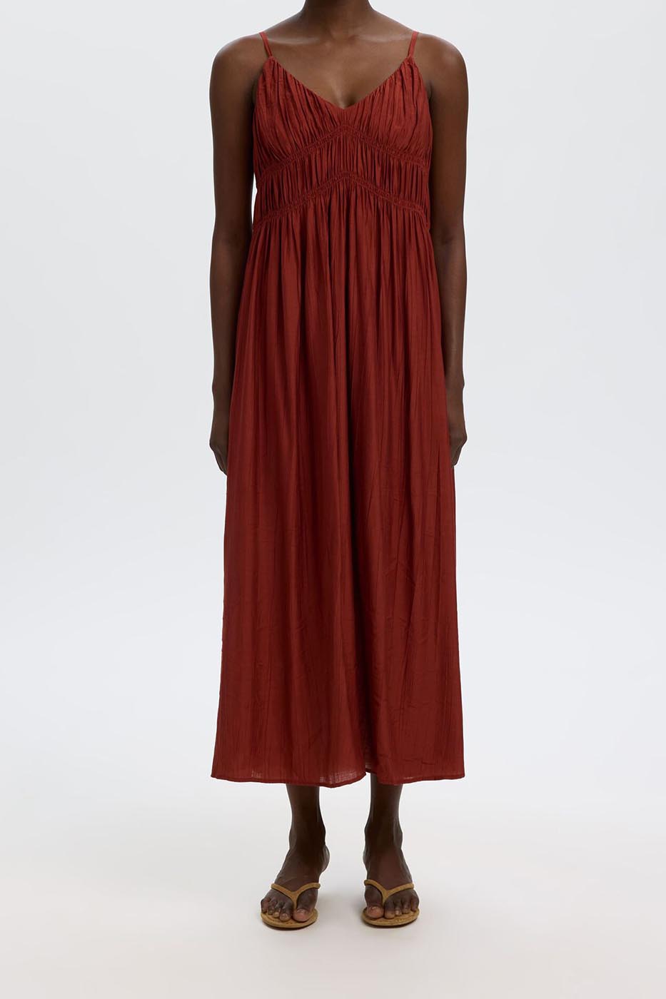 Robe décolleté en V