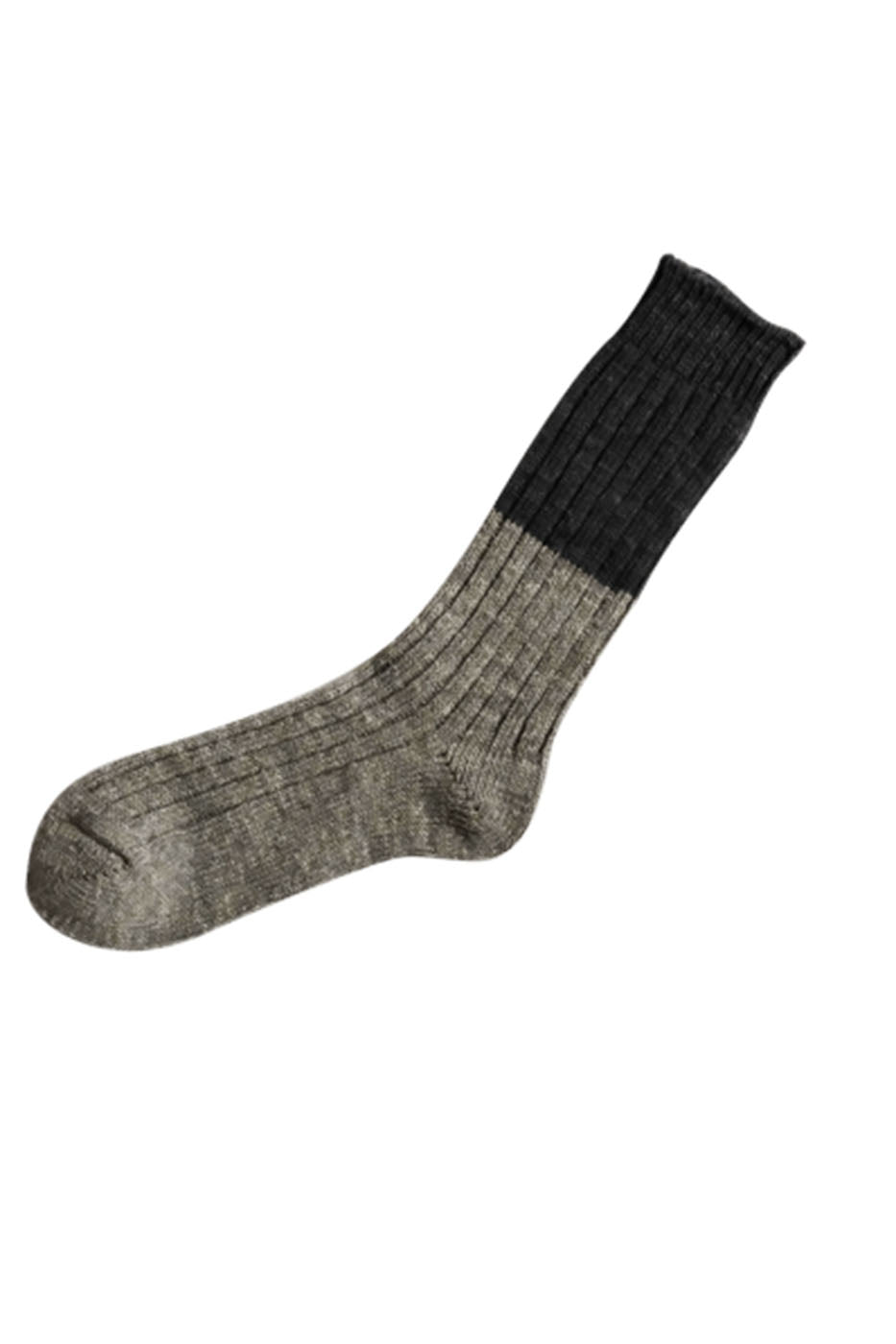 CHAUSSETTES EN LAINE ET COTON SLAB GRIS