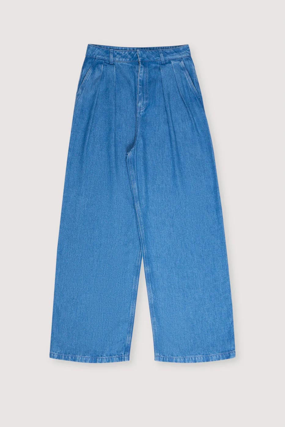 Micenas Woman Pant Mid Blue Denim