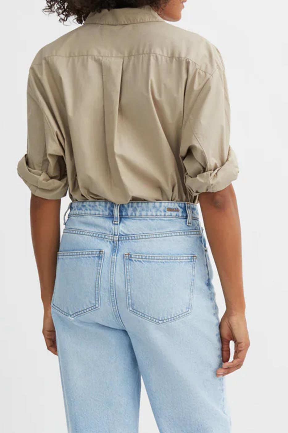 Edgar shirt Stone Moss