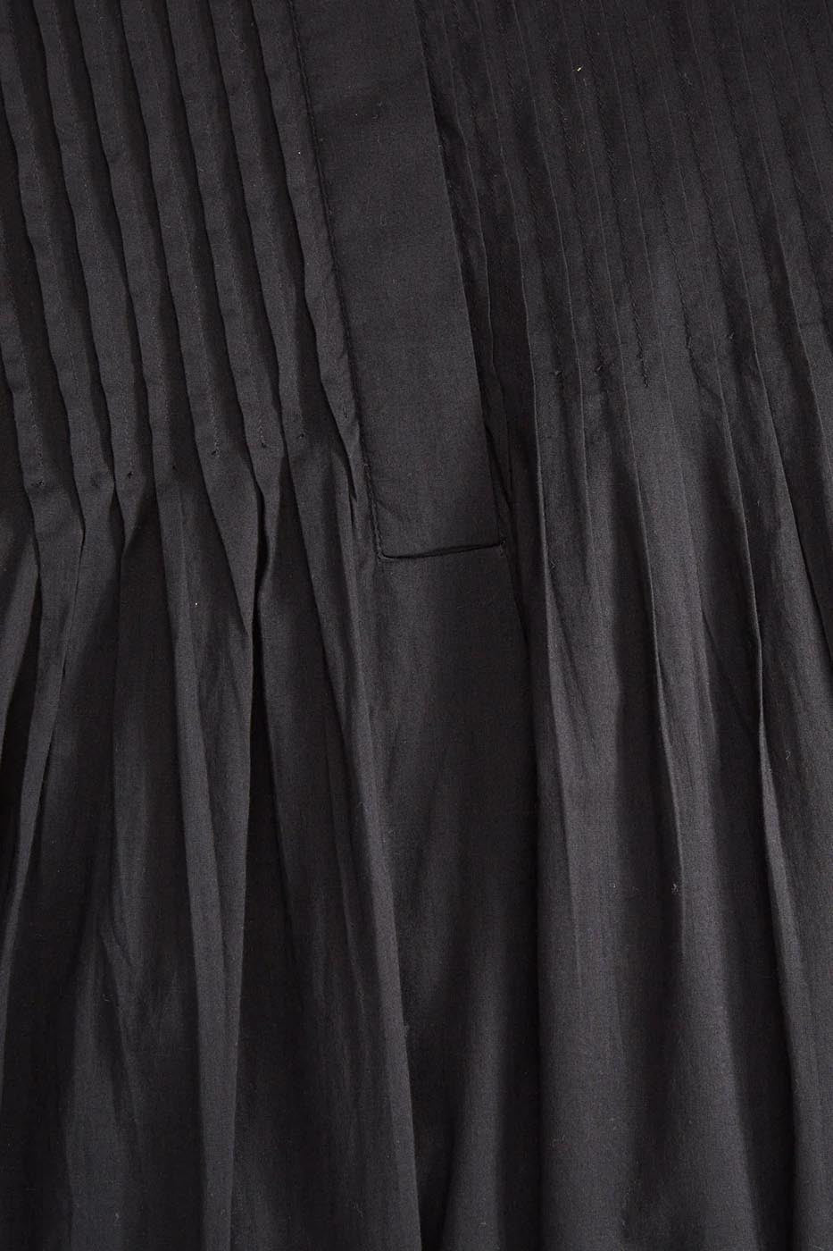 Dot shirtdress Black