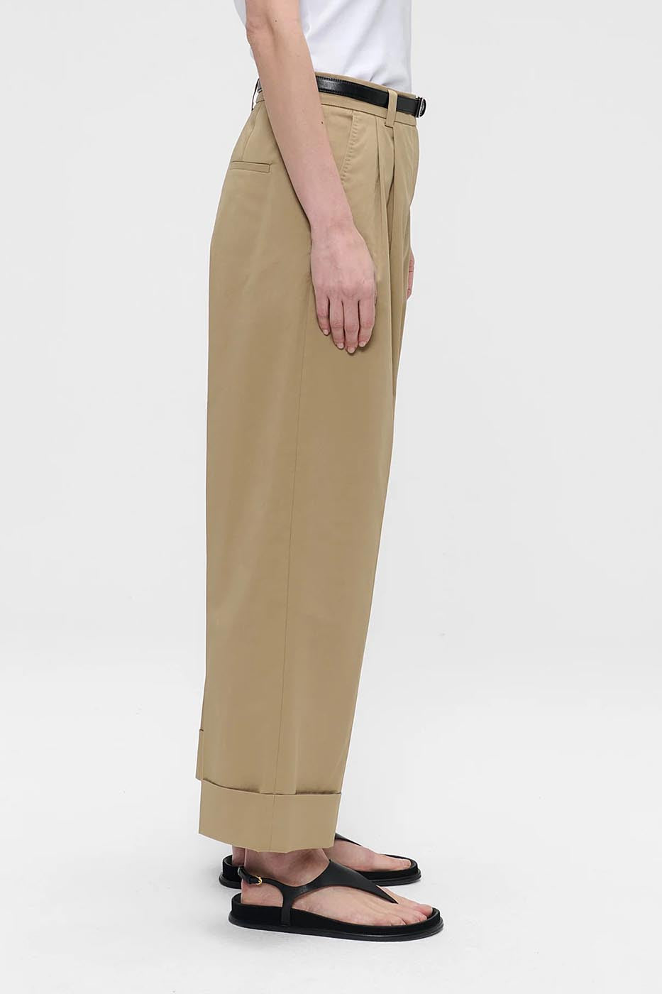 COTTON GARBARDINE DELOS PANTS