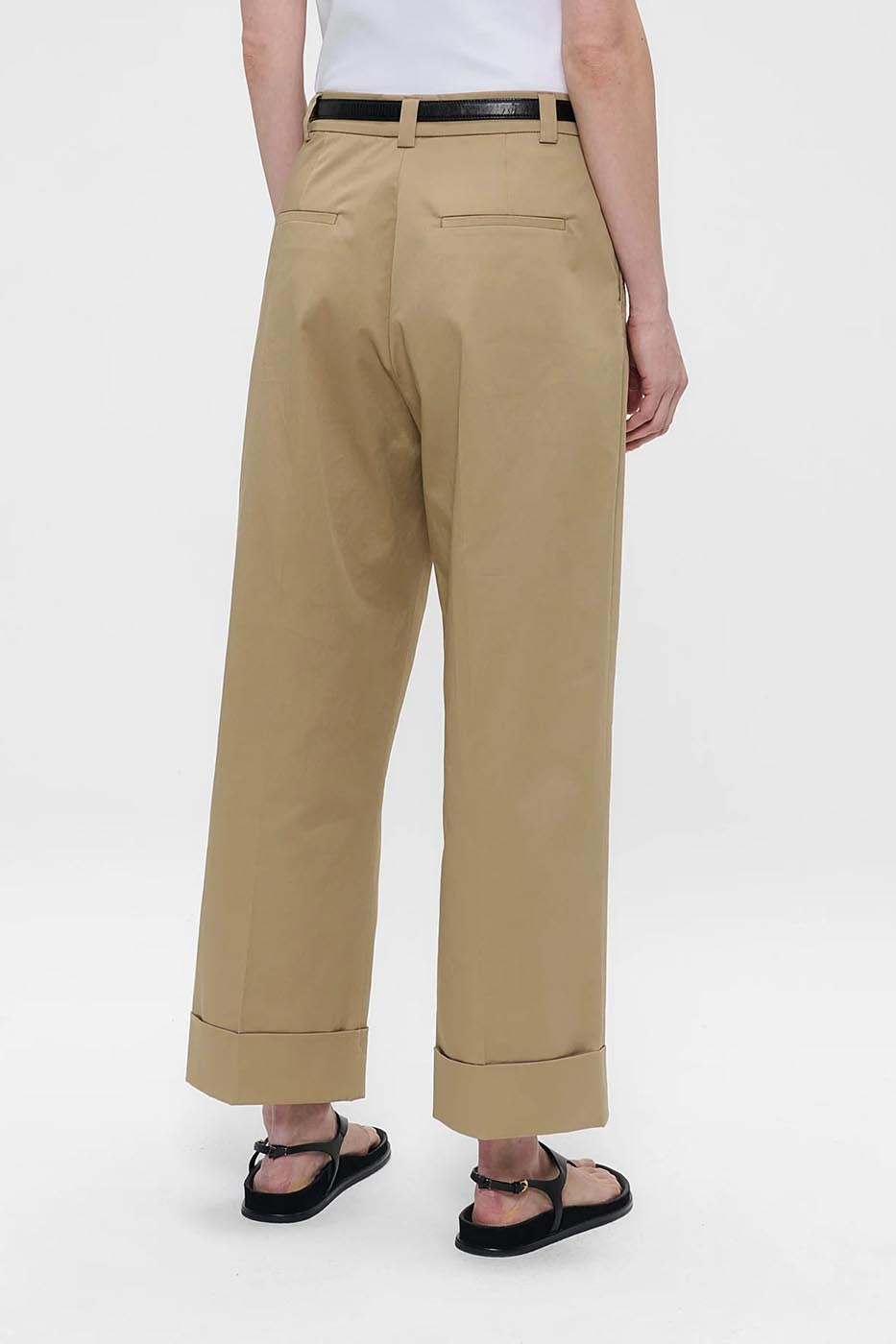 COTTON GARBARDINE DELOS PANTS