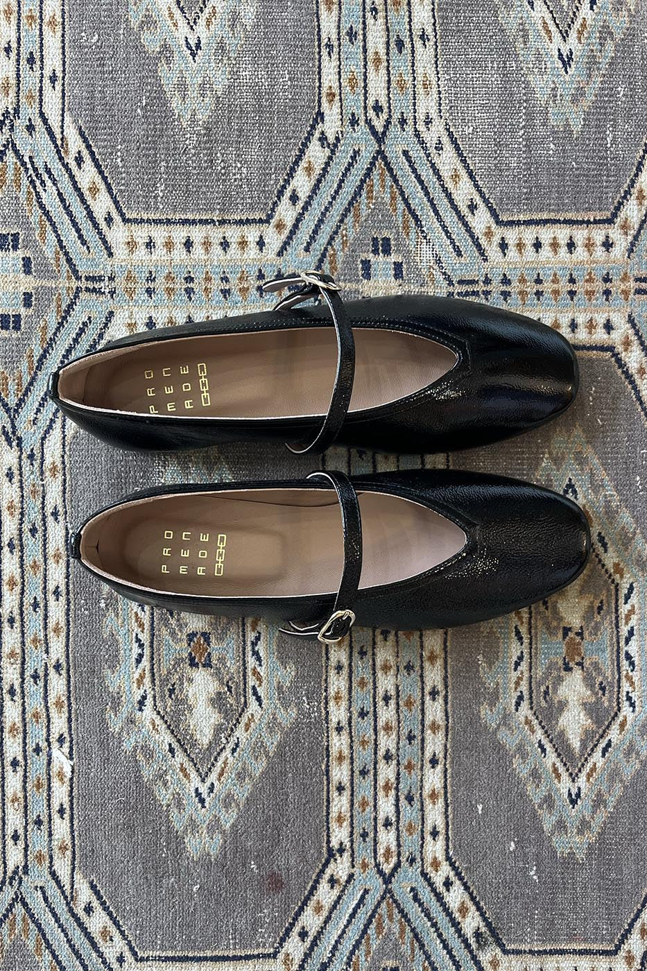 Ballerine vernis noir