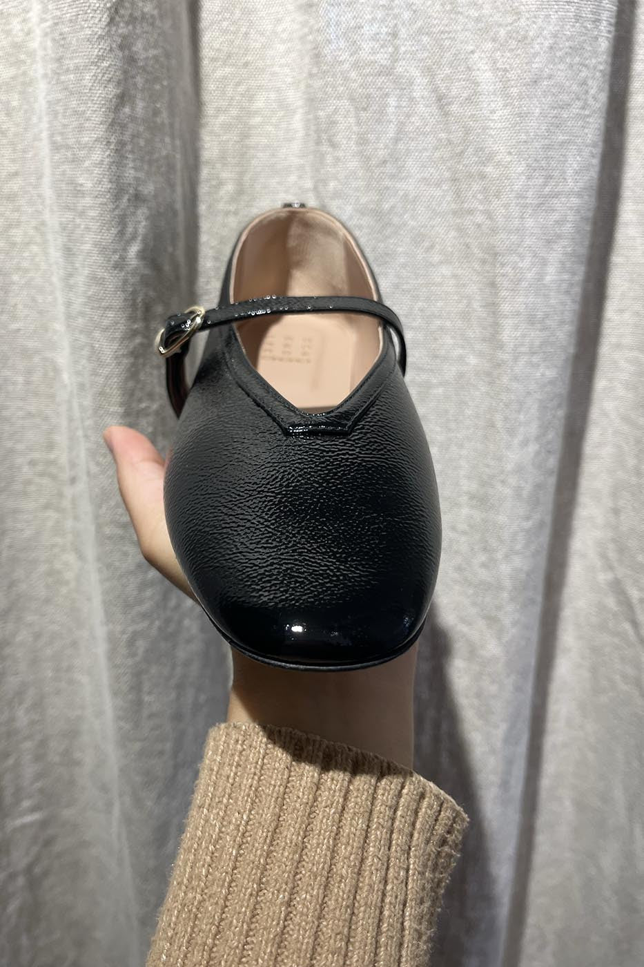 Ballerine vernis noir