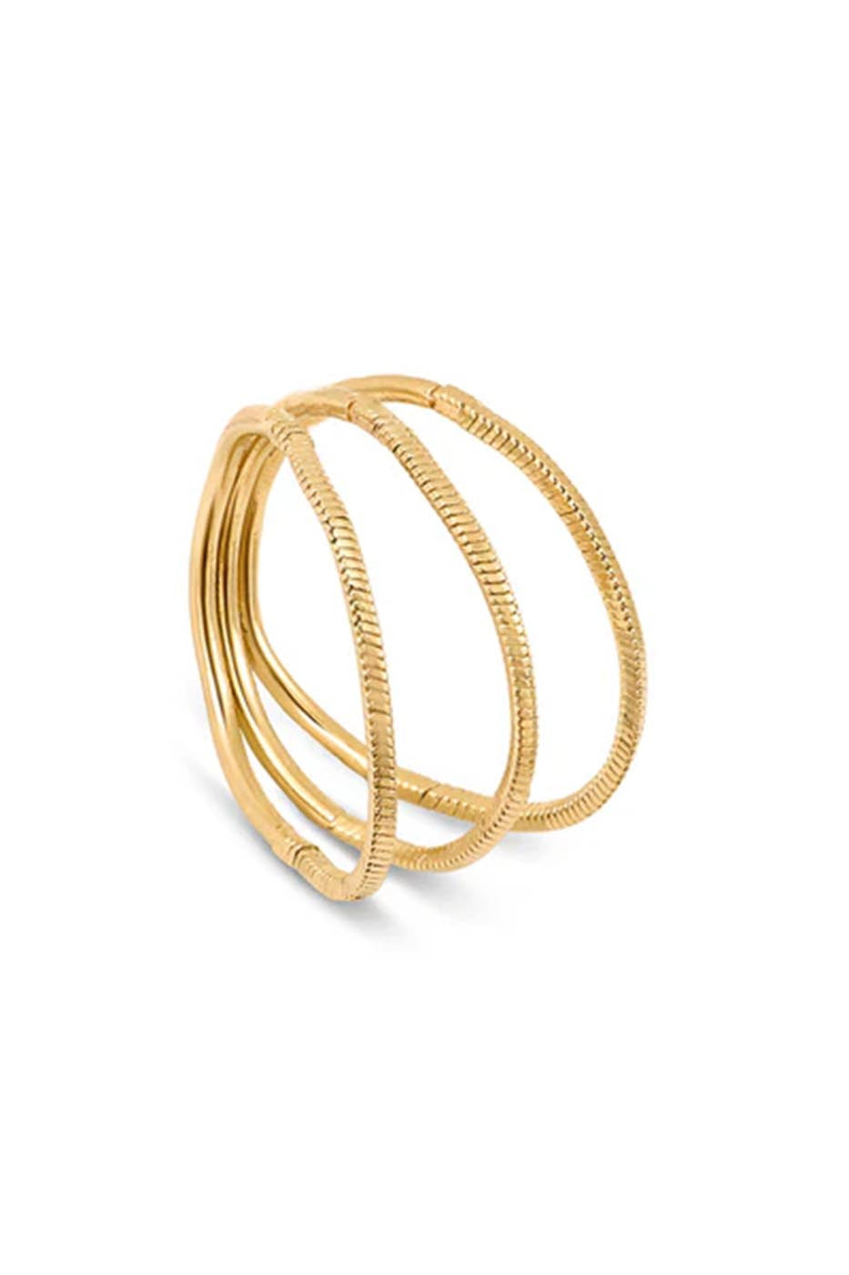 Bague triple éternelle