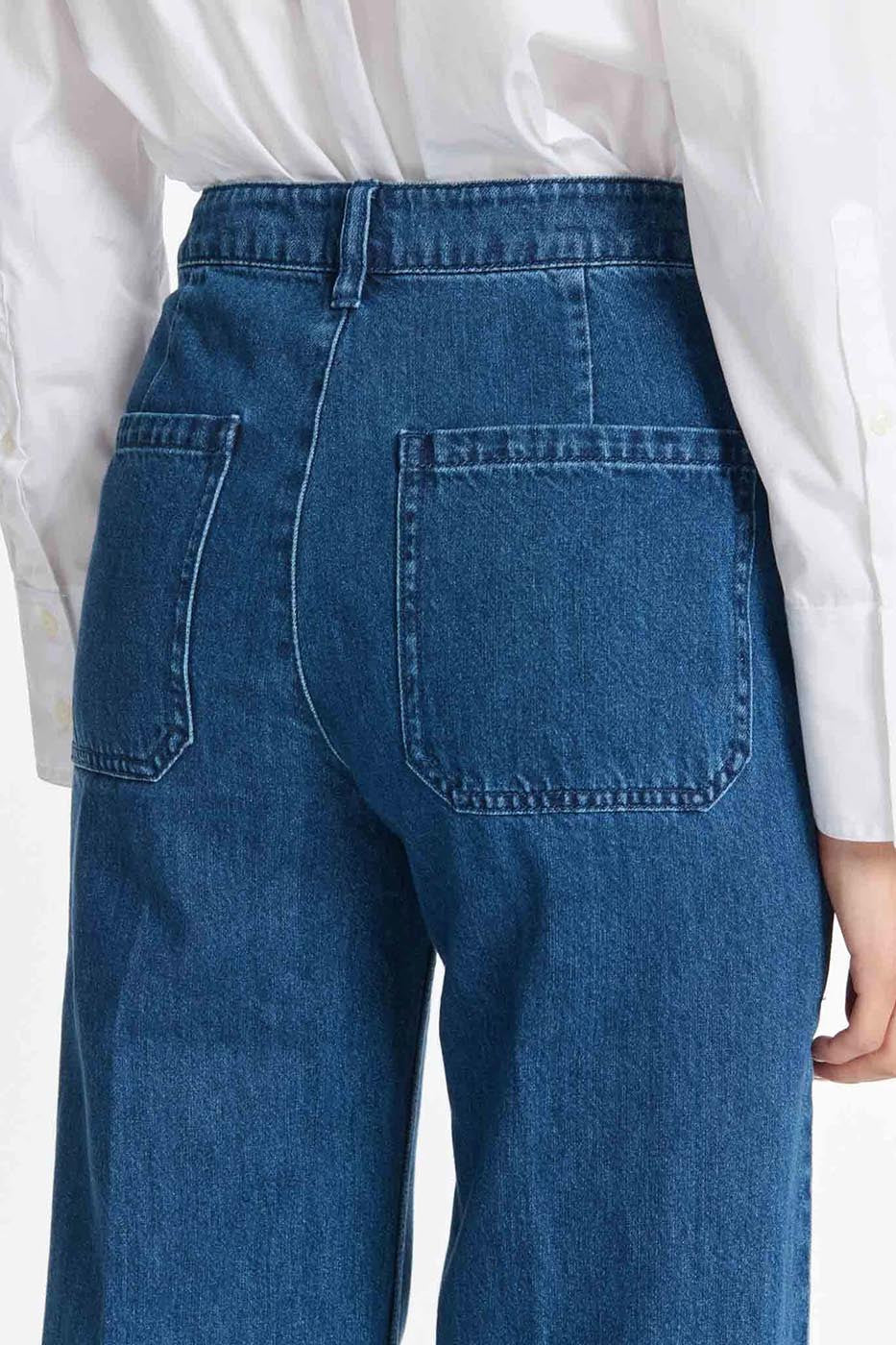 JEANS DROIT LARGE DENIM SWANN