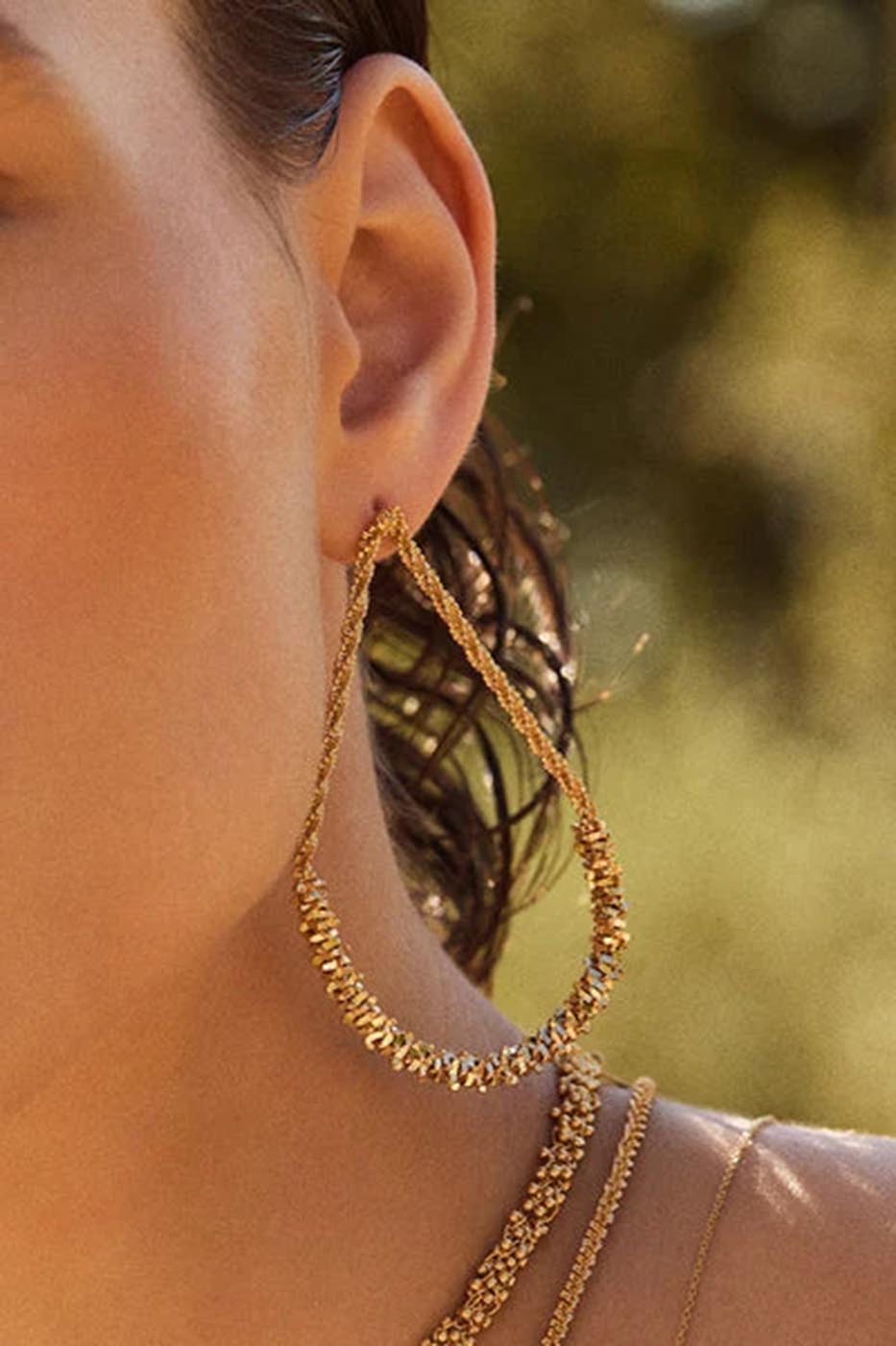 Boucles d'oreilles Gouttes Fragments